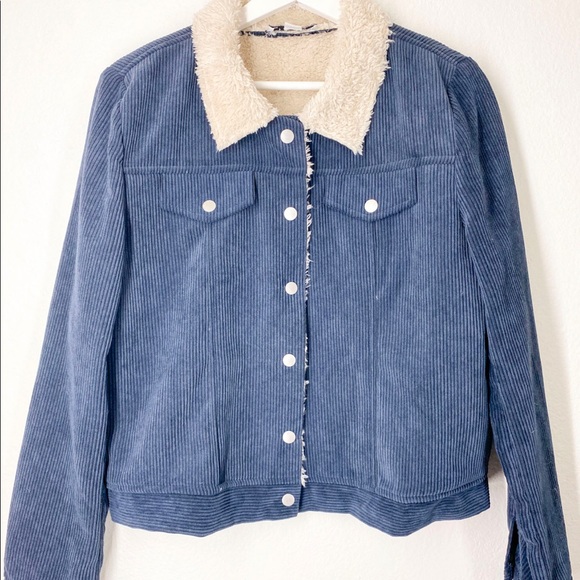 Corduroy Sherpa Jacket - Picture 2 of 2